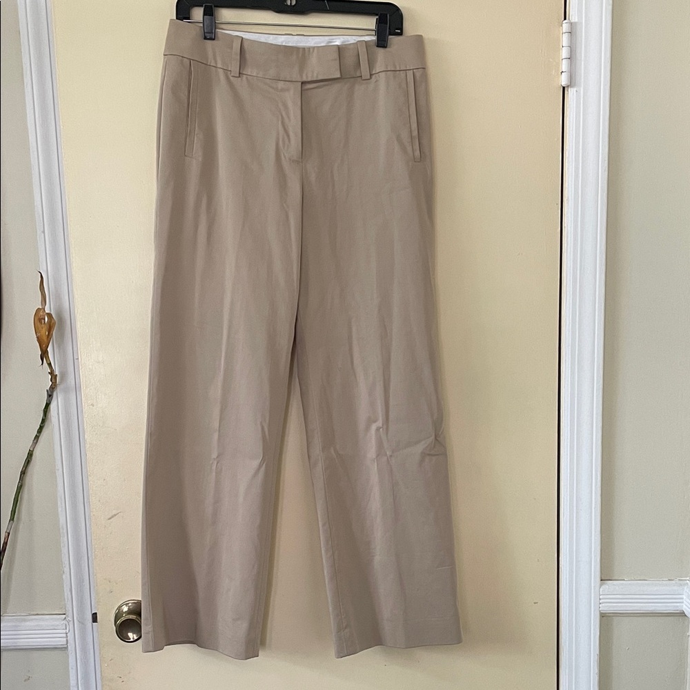 Ann Taylor Neutral Cream Dress Pants